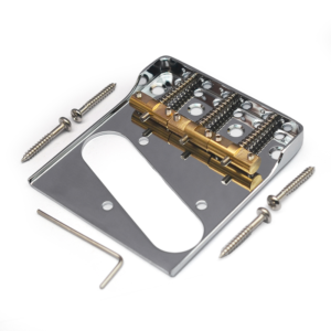 Guitar Monkey Top-Load/String-Thru Tele Bridge w/Brass Compensated Comfort Cut