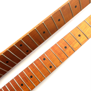 Roasted Maple Stainless Steel Rolled Medium Jumbo Satin Nitro Finish Strat or Tele