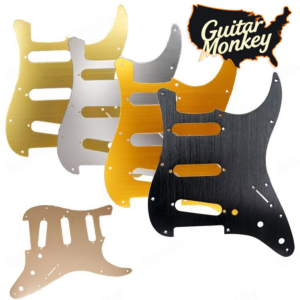 Metal Anodized Aluminum Modern SSS Pickguard Scratch Plate For Fender Strat