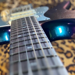 Stunning Chameleon Blue/Teal/Purple Strat Replacement Body Fender Replacement
