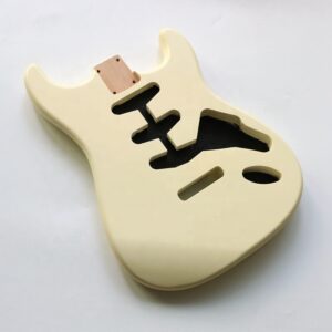 Alder Nitro Satin Finished Vintage Cream Stratocaster Replacement Body